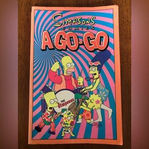 $1 Add On - Simpsons Comics A-Go-Go Matt Groening Paperback Book Comic